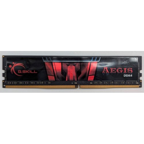 Купить Озу G.Skill DDR4 16GB 2666Mhz Aegis (F4-2666C19S-16GIS) (Восстановлено продавцом, 796814) с проверкой совместимости: обзор, характеристики, цена в Киеве, Днепре, Одессе, Харькове, Украине | интернет-магазин TELEMART.UA фото
