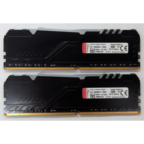 Озп HyperX DDR4 16GB (2x8GB) 3600Mhz Fury RGB (HX436C17FB3AK2/16) (Відновлено продавцем, 796828) купити з перевіркою сумісності: огляд, характеристики, ціна у Києві, Львові, Вінниці, Хмельницькому, Івано-Франківську, Україні | інтернет-магазин TELEMART.UA фото