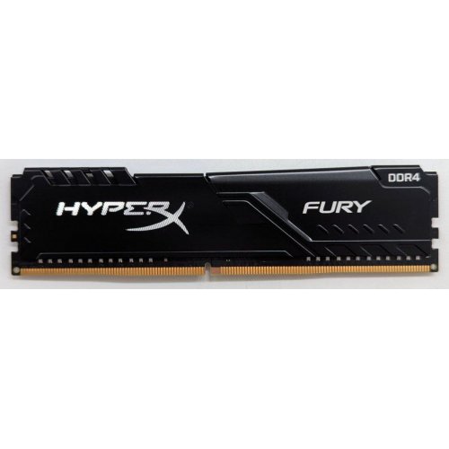 Купить Озу HyperX DDR4 8GB 2666Mhz Fury Black (HX426C16FB3/8) (Восстановлено продавцом, 796840) с проверкой совместимости: обзор, характеристики, цена в Киеве, Днепре, Одессе, Харькове, Украине | интернет-магазин TELEMART.UA фото