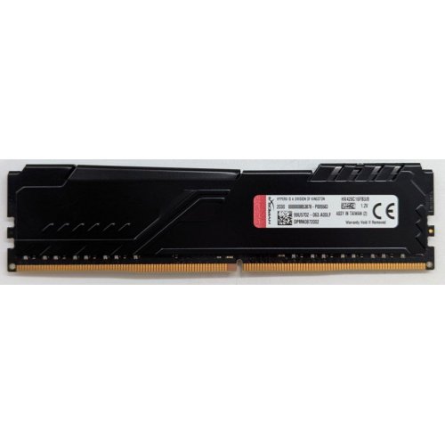 Купить Озу HyperX DDR4 8GB 2666Mhz Fury Black (HX426C16FB3/8) (Восстановлено продавцом, 796840) с проверкой совместимости: обзор, характеристики, цена в Киеве, Днепре, Одессе, Харькове, Украине | интернет-магазин TELEMART.UA фото