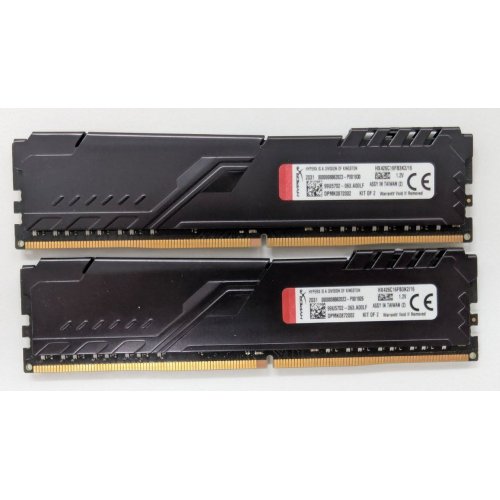 Купить Озу HyperX DDR4 16GB (2x8GB) 2666Mhz Fury Black (HX426C16FB3K2/16) (Восстановлено продавцом, 796851) с проверкой совместимости: обзор, характеристики, цена в Киеве, Днепре, Одессе, Харькове, Украине | интернет-магазин TELEMART.UA фото