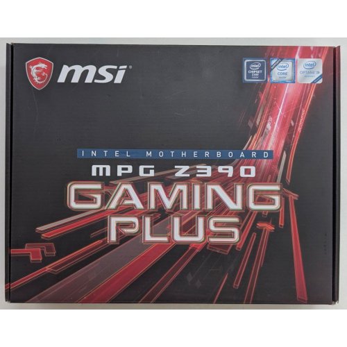 Купить Материнская плата MSI MPG Z390 GAMING PLUS (s1151-v2, Intel Z390) (Восстановлено продавцом, 796991) с проверкой совместимости: обзор, характеристики, цена в Киеве, Днепре, Одессе, Харькове, Украине | интернет-магазин TELEMART.UA фото