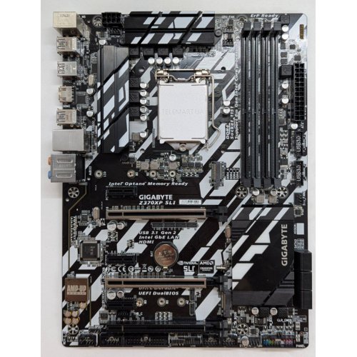 Купить Материнская плата Gigabyte Z370XP SLI (s1151, Intel Z370) (Восстановлено продавцом, 796993) с проверкой совместимости: обзор, характеристики, цена в Киеве, Днепре, Одессе, Харькове, Украине | интернет-магазин TELEMART.UA фото
