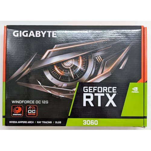 Купить Видеокарта Gigabyte GeForce RTX 3060 WindForce OC 12228MB (GV-N3060WF2OC-12GD 2.0) (Восстановлено продавцом, 797015) с проверкой совместимости: обзор, характеристики, цена в Киеве, Днепре, Одессе, Харькове, Украине | интернет-магазин TELEMART.UA фото