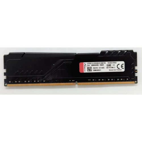 Купить Озу HyperX DDR4 8GB 2666Mhz Fury Black (HX426C16FB3/8) (Восстановлено продавцом, 797035) с проверкой совместимости: обзор, характеристики, цена в Киеве, Днепре, Одессе, Харькове, Украине | интернет-магазин TELEMART.UA фото