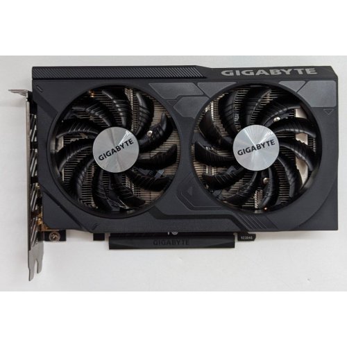 Відеокарта Gigabyte GeForce RTX 4060 Windforce OC 8192MB (GV-N4060WF2OC-8GD) (Відновлено продавцем, 797040) купити з перевіркою сумісності: огляд, характеристики, ціна у Києві, Львові, Вінниці, Хмельницькому, Івано-Франківську, Україні | інтернет-магазин TELEMART.UA фото