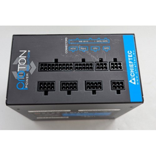 Блок живлення CHIEFTEC Proton 750W (BDF-750C) (Відновлено продавцем, 797055) купити з перевіркою сумісності: огляд, характеристики, ціна у Києві, Львові, Вінниці, Хмельницькому, Івано-Франківську, Україні | інтернет-магазин TELEMART.UA фото
