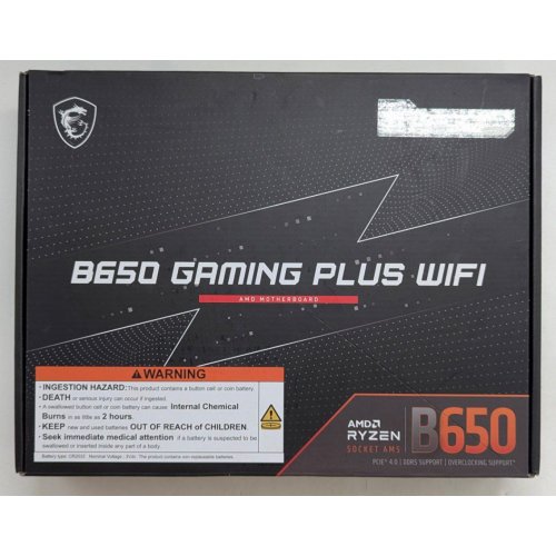 Материнська плата MSI B650 GAMING PLUS WIFI (sAM5, AMD B650) (Відновлено продавцем, 797102) купити з перевіркою сумісності: огляд, характеристики, ціна у Києві, Львові, Вінниці, Хмельницькому, Івано-Франківську, Україні | інтернет-магазин TELEMART.UA фото