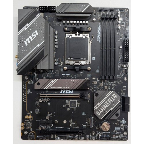 Материнська плата MSI B650 GAMING PLUS WIFI (sAM5, AMD B650) (Відновлено продавцем, 797102) купити з перевіркою сумісності: огляд, характеристики, ціна у Києві, Львові, Вінниці, Хмельницькому, Івано-Франківську, Україні | інтернет-магазин TELEMART.UA фото