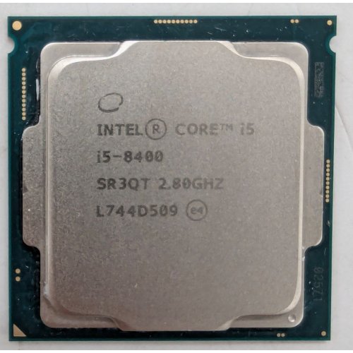 Процесор Intel Core i5-8400 2.8GHz 9MB s1151 Tray (CM8068403358811) (Відновлено продавцем, 797109) купити з перевіркою сумісності: огляд, характеристики, ціна у Києві, Львові, Вінниці, Хмельницькому, Івано-Франківську, Україні | інтернет-магазин TELEMART.UA фото