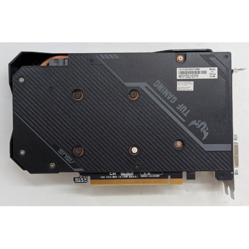 Відеокарта Asus TUF GeForce GTX 1650 Gaming 4096MB (TUF-GTX1650-4G-GAMING) (Відновлено продавцем, 797127) купити з перевіркою сумісності: огляд, характеристики, ціна у Києві, Львові, Вінниці, Хмельницькому, Івано-Франківську, Україні | інтернет-магазин TELEMART.UA фото
