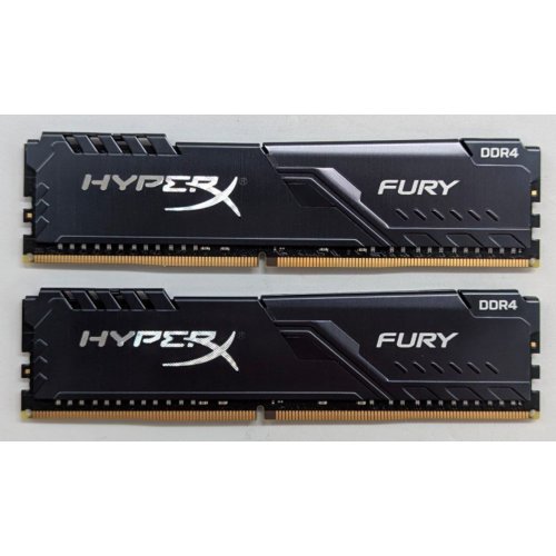 Купить Озу HyperX DDR4 64GB (2x32GB) 3200Mhz Fury Black (HX432C16FB3K2/64) (Восстановлено продавцом, 797134) с проверкой совместимости: обзор, характеристики, цена в Киеве, Днепре, Одессе, Харькове, Украине | интернет-магазин TELEMART.UA фото
