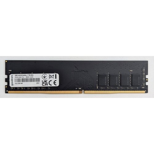 Купить Озу GoodRAM DDR4 8GB 2400Mhz (GR2400D464L17S/8G) (Восстановлено продавцом, 797138) с проверкой совместимости: обзор, характеристики, цена в Киеве, Днепре, Одессе, Харькове, Украине | интернет-магазин TELEMART.UA фото