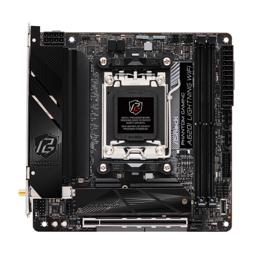 Купить Материнская плата AsRock A620I Lightning WiFi (sAM5, AMD A620) с проверкой совместимости: обзор, характеристики, цена в Киеве, Днепре, Одессе, Харькове, Украине | интернет-магазин TELEMART.UA фото