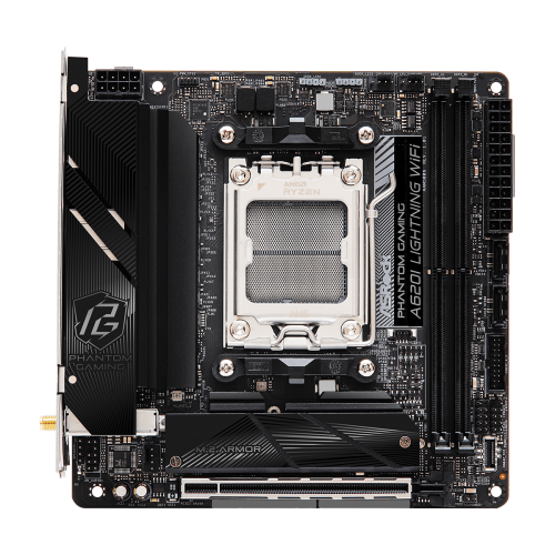 Купить Материнская плата AsRock A620I Lightning WiFi (sAM5, AMD A620) с проверкой совместимости: обзор, характеристики, цена в Киеве, Днепре, Одессе, Харькове, Украине | интернет-магазин TELEMART.UA фото