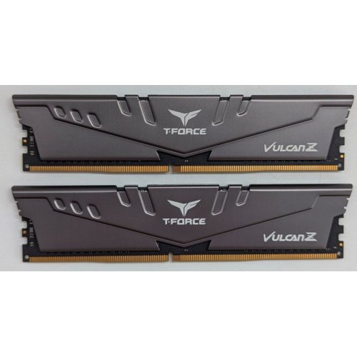 Озп Team DDR4 16GB (2x8GB) 3600Mhz T-Force Vulcan Z Gray (TLZGD416G3600HC18JDC01) (Відновлено продавцем, 797161) купити з перевіркою сумісності: огляд, характеристики, ціна у Києві, Львові, Вінниці, Хмельницькому, Івано-Франківську, Україні | інтернет-магазин TELEMART.UA фото
