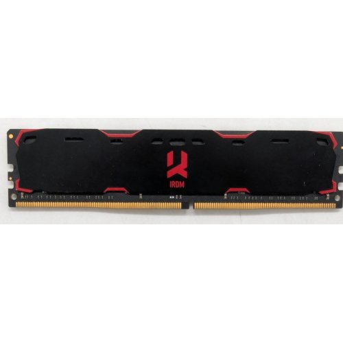 Озп GoodRAM DDR4 16GB 2400Mhz IRDM Black (IR-2400D464L17/16G) (Відновлено продавцем, 797366) купити з перевіркою сумісності: огляд, характеристики, ціна у Києві, Львові, Вінниці, Хмельницькому, Івано-Франківську, Україні | інтернет-магазин TELEMART.UA фото