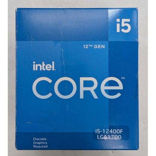 Купить Процессор Intel Core i5-12400F 2.5(4.4)GHz 18MB s1700 Box (BX8071512400F) (Восстановлено продавцом, 797378) с проверкой совместимости: обзор, характеристики, цена в Киеве, Днепре, Одессе, Харькове, Украине | интернет-магазин TELEMART.UA фото