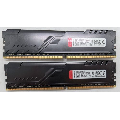 Озп Kingston DDR4 32GB (2x16GB) 3200Mhz FURY Beast Black (KF432C16BB1K2/32) (Відновлено продавцем, 797384) купити з перевіркою сумісності: огляд, характеристики, ціна у Києві, Львові, Вінниці, Хмельницькому, Івано-Франківську, Україні | інтернет-магазин TELEMART.UA фото