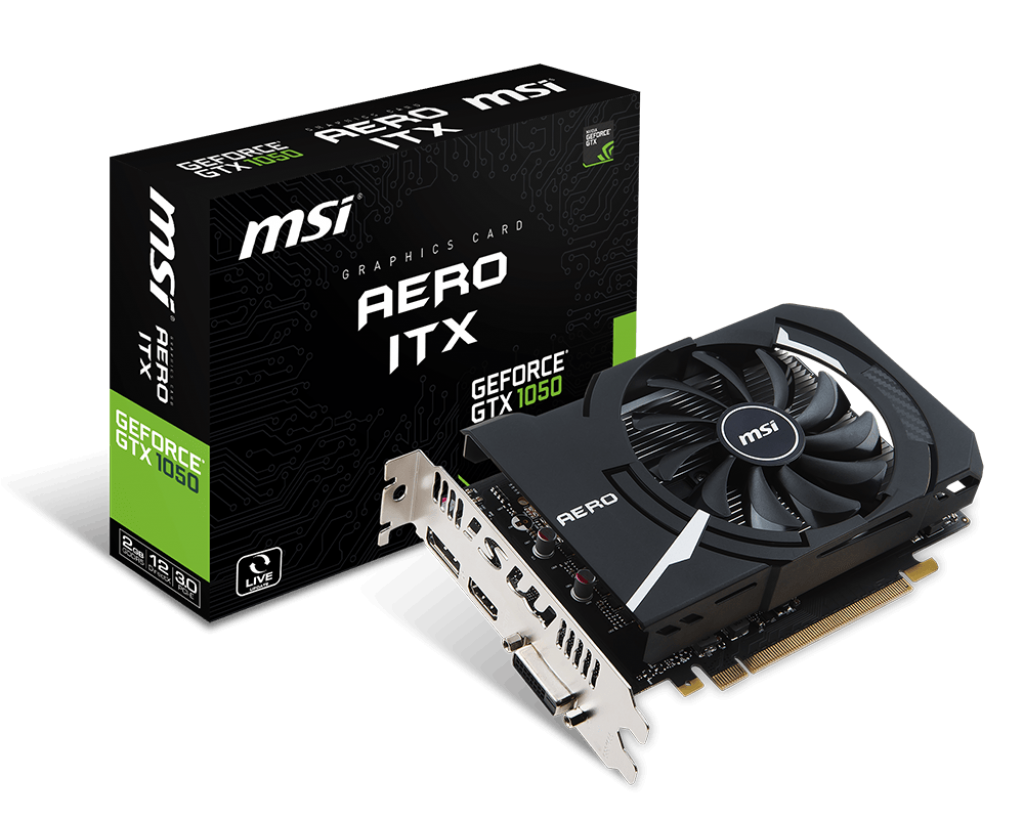 Продать Видеокарта MSI GeForce GTX 1050 AERO ITX 2048MB (GTX 1050 AERO ...