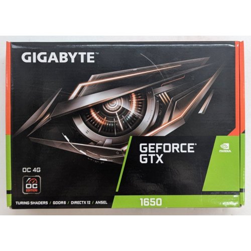 Купить Видеокарта Gigabyte GeForce GTX 1650 D6 OC 4096MB (GV-N1656OC-4GD) (Восстановлено продавцом, 797700) с проверкой совместимости: обзор, характеристики, цена в Киеве, Днепре, Одессе, Харькове, Украине | интернет-магазин TELEMART.UA фото