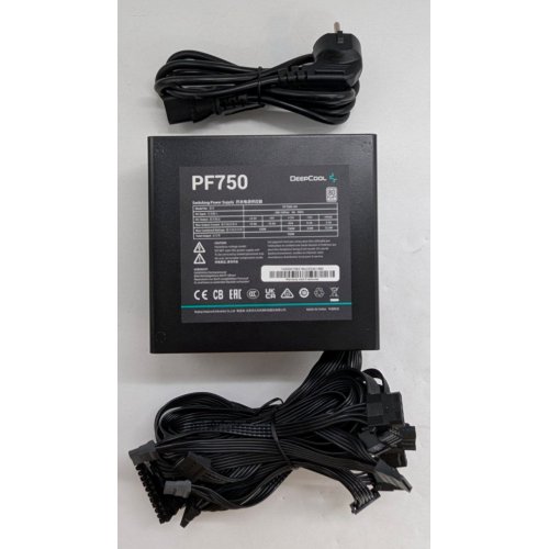 Купить Блок питания Deepcool PF750 750W (R-PF750D-HA0B-EU) (Восстановлено продавцом, 797701) с проверкой совместимости: обзор, характеристики, цена в Киеве, Днепре, Одессе, Харькове, Украине | интернет-магазин TELEMART.UA фото