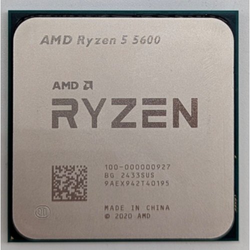 Процесор AMD Ryzen 5 5600 3.5(4.4)GHz 32MB sAM4 Tray (100-000000927) (Відновлено продавцем, 797707) купити з перевіркою сумісності: огляд, характеристики, ціна у Києві, Львові, Вінниці, Хмельницькому, Івано-Франківську, Україні | інтернет-магазин TELEMART.UA фото
