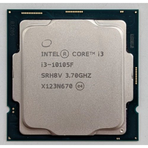 Процесор Intel Core i3-10105F 3.7(4.4)GHz 6MB s1200 Tray (CM8070104291323) (Відновлено продавцем, 797712) купити з перевіркою сумісності: огляд, характеристики, ціна у Києві, Львові, Вінниці, Хмельницькому, Івано-Франківську, Україні | інтернет-магазин TELEMART.UA фото