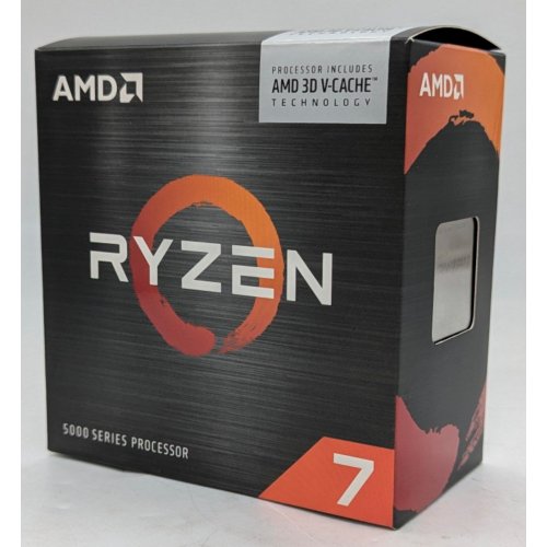 Процесор AMD Ryzen 7 5700X3D 3.0(4.1)GHz 96MB sAM4 Box (100-100001503WOF) (Відновлено продавцем, 797725) купити з перевіркою сумісності: огляд, характеристики, ціна у Києві, Львові, Вінниці, Хмельницькому, Івано-Франківську, Україні | інтернет-магазин TELEMART.UA фото