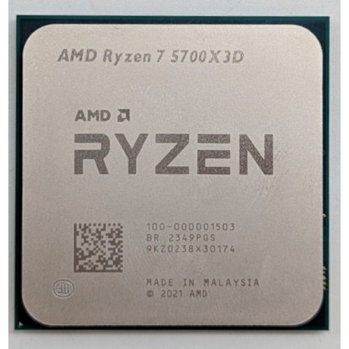 Процесор AMD Ryzen 7 5700X3D 3.0(4.1)GHz 96MB sAM4 Box (100-100001503WOF) (Відновлено продавцем, 797725) купити з перевіркою сумісності: огляд, характеристики, ціна у Києві, Львові, Вінниці, Хмельницькому, Івано-Франківську, Україні | інтернет-магазин TELEMART.UA фото