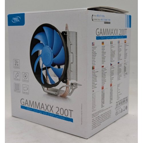 Кулер Deepcool GAMMAXX 200T (Відновлено продавцем, 797729) купити з перевіркою сумісності: огляд, характеристики, ціна у Києві, Львові, Вінниці, Хмельницькому, Івано-Франківську, Україні | інтернет-магазин TELEMART.UA фото