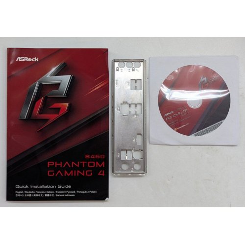 Материнська плата AsRock B460 Phantom Gaming 4 (s1200, Intel B460) (Відновлено продавцем, 797807) купити з перевіркою сумісності: огляд, характеристики, ціна у Києві, Львові, Вінниці, Хмельницькому, Івано-Франківську, Україні | інтернет-магазин TELEMART.UA фото