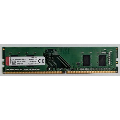 Озп Kingston DDR4 4GB 2666Mhz (KVR26N19S6/4) (Відновлено продавцем, 797819) купити з перевіркою сумісності: огляд, характеристики, ціна у Києві, Львові, Вінниці, Хмельницькому, Івано-Франківську, Україні | інтернет-магазин TELEMART.UA фото