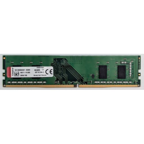 Озп Kingston DDR4 4GB 2666Mhz (KVR26N19S6/4) (Відновлено продавцем, 797823) купити з перевіркою сумісності: огляд, характеристики, ціна у Києві, Львові, Вінниці, Хмельницькому, Івано-Франківську, Україні | інтернет-магазин TELEMART.UA фото