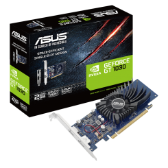 Видеокарта Asus GeForce GT 1030 Low profile 2048MB (GT1030-2G-BRK) (Восстановлено продавцом, 797843)