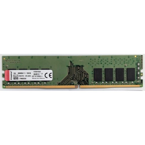Озп Kingston DDR4 8GB 2666Mhz (KVR26N19S8/8) (Відновлено продавцем, 797844) купити з перевіркою сумісності: огляд, характеристики, ціна у Києві, Львові, Вінниці, Хмельницькому, Івано-Франківську, Україні | інтернет-магазин TELEMART.UA фото