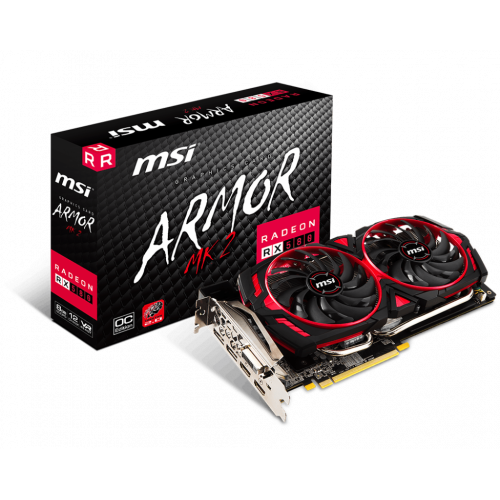 Продать Видеокарта MSI Radeon RX 580 ARMOR 8144MB (RX 580 ARMOR MK2 8G OC) по Trade-In интернет-магазине Телемарт - Киев, Днепр, Украина фото