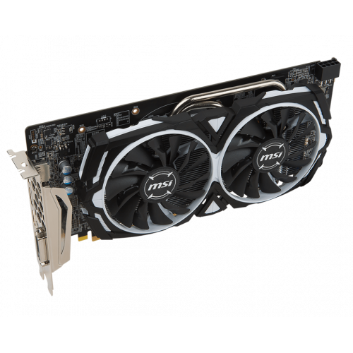 Продать Видеокарта MSI Radeon RX 480 ARMOR 8144MB (RX 480 ARMOR 8G) по Trade-In интернет-магазине Телемарт - Киев, Днепр, Украина фото