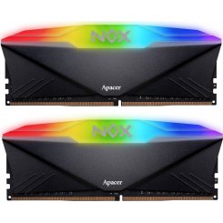 ОЗУ Apacer DDR4 16GB (2x8GB) 3200Mhz NOX RGB Black (AH4U16G32C28YNBAA-2)