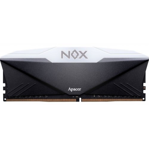 ОЗП Apacer DDR4 16GB (2x8GB) 3200Mhz NOX RGB Black (AH4U16G32C28YNBAA-2) купити з перевіркою сумісності: огляд, характеристики, ціна у Києві, Львові, Вінниці, Хмельницькому, Івано-Франківську, Україні | інтернет-магазин TELEMART.UA фото