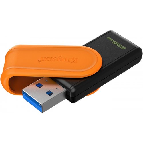 Купить Накопитель Kingston DataTraveler Exodia S 256GB USB 3.2 Gen 1 (DTXS/256GB) Black/Orange - цена в Харькове, Киеве, Днепре, Одессе
в интернет-магазине Telemart фото
