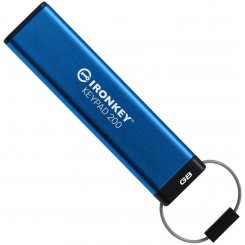 Накопитель Kingston IronKey Keypad 200 32GB USB 3.2 Gen 1 (IKKP200/32GB) Blue