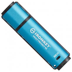 Накопитель Kingston Vault Privacy 50 32GB USB 3.2 Gen 1 (IKVP50/32GB) Blue