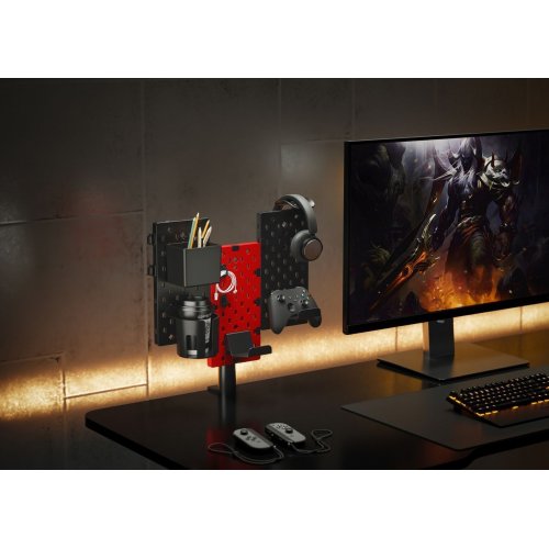 Купити Настільний органайзер OfficePro DO640 Black/Red - ціна в Києві, Львові, Вінниці, Хмельницькому, Франківську, Україні | інтернет-магазин TELEMART.UA фото