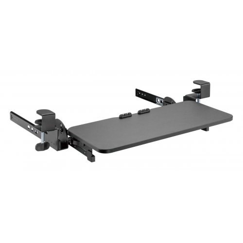 Купити Регульована полиця для клавіатури OfficePro KT135 Black - ціна в Києві, Львові, Вінниці, Хмельницькому, Франківську, Україні | інтернет-магазин TELEMART.UA фото
