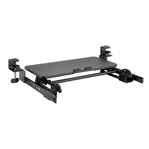 Купити Регульована полиця для клавіатури OfficePro KT135 Black - ціна в Києві, Львові, Вінниці, Хмельницькому, Франківську, Україні | інтернет-магазин TELEMART.UA фото