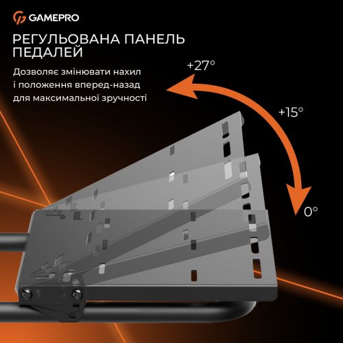 Игровое кресло кокпит GamePro RS400 Black купить в Украине: Киев, Днепр, Харьков, Одесса  | Низкая цена, отзывы, характеристики от TELEMART фото