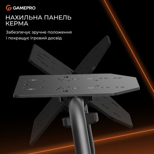 Игровое кресло кокпит GamePro RS400 Black купить в Украине: Киев, Днепр, Харьков, Одесса  | Низкая цена, отзывы, характеристики от TELEMART фото