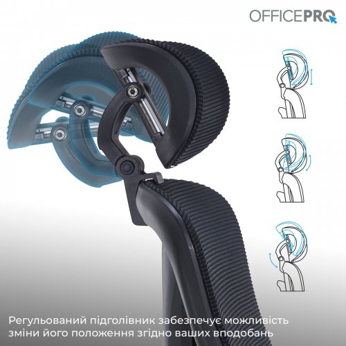 Купить Офисное кресло OfficePro Atlas OC630 (OC630-B-B-B) Black - цена в Харькове, Киеве, Днепре, Одессе
в интернет-магазине Telemart фото