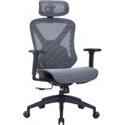 Крісло офісне OfficePro Atlas OC630 (OC630-B-DG-DG) Black/Dark Gray